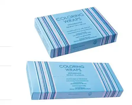 Coloring Wraps Strähnenpapier 500 Stück kurz 110xx160 Neu