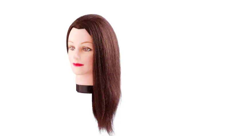Comair Übungskopf Emily 35cm braun Echthaar Preisknaller
