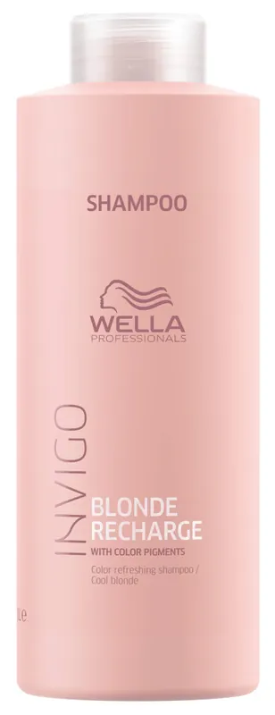 Wella INVIGO Blonde Recharge Cool Blonde Color Refreshing Shampoo Schneller Versand