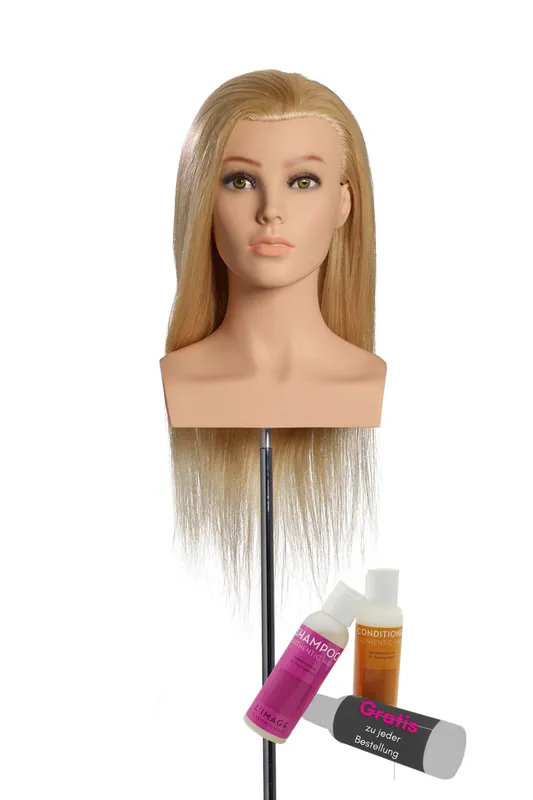 Limage Championskopf RAPHAELA 50 cm europäisches Echthaar, lichtblond Begrenztes Angebot