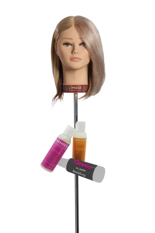 Bestseller Limage Übungskopf GRETA 20 cm "4farbig" indisches Echthaar