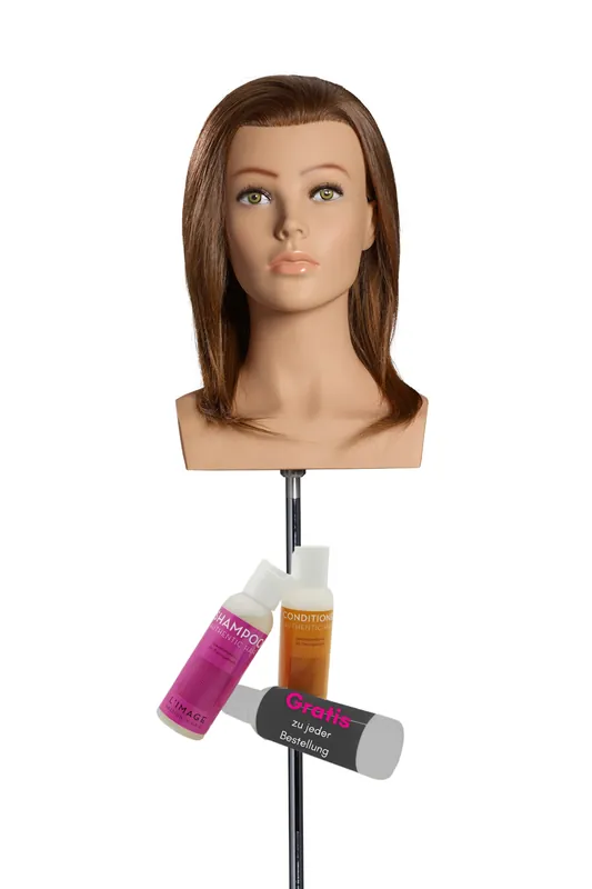 Limage Championskopf LYDIA 25-30cm europäisches Echthaar, naturbelassen Neue Kollektion