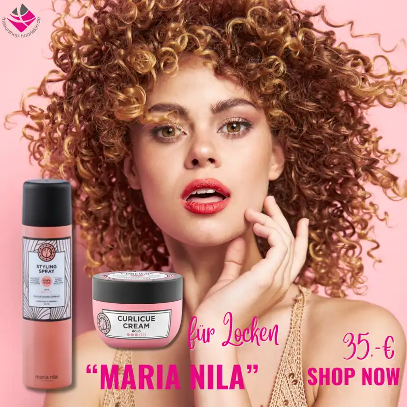 Set Maria Nila Curlicue Cream 100ml / Maria Nila Styling Spray 100ml / Geschenkset Maria Nila Bestseller
