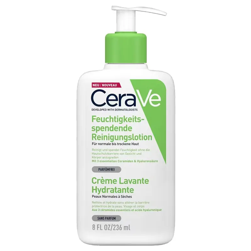 Markenprodukt CeraVe Feuchtigkeitsspendende Reinigungslotion 236 ml