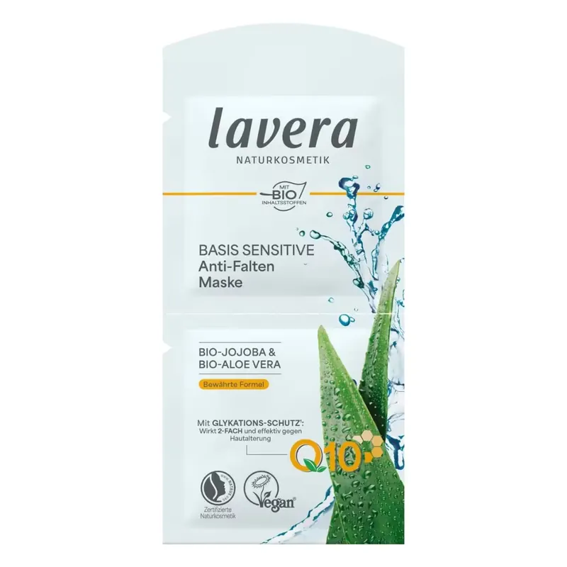 Lavera Anti-Falten Maske Q10 basis sensitiv 2 x 5 ml Wochenendangebot