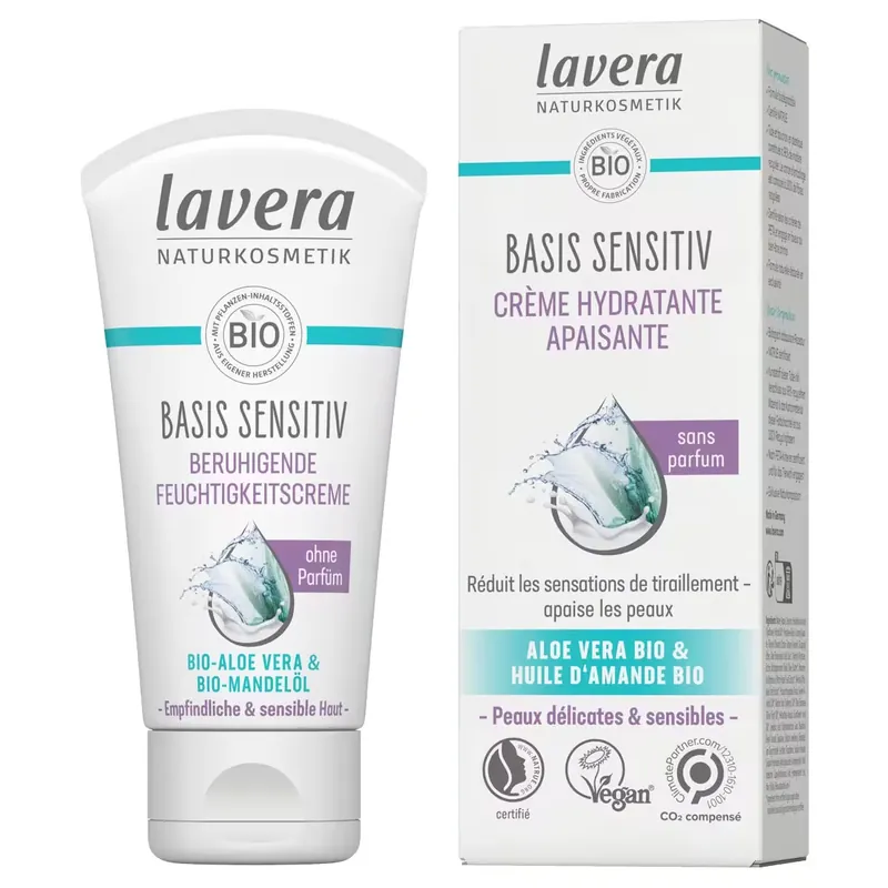 Lavera beruhigende Feuchtigkeitscreme basis sensitiv 50 ml Meistverkauft