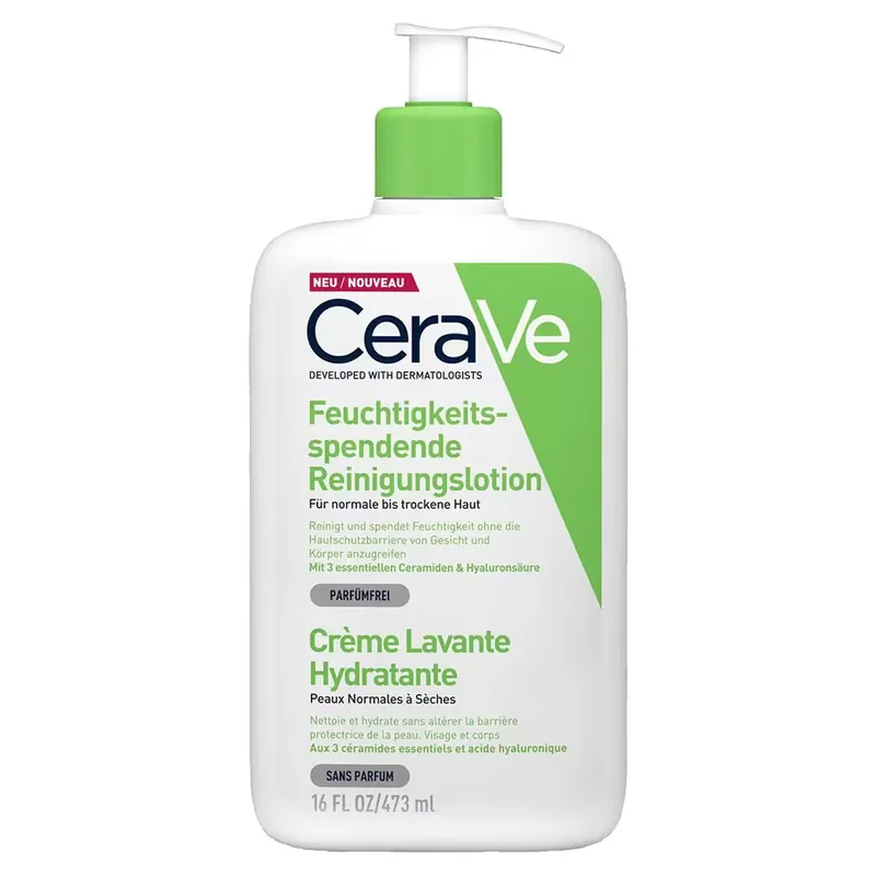 CeraVe Feuchtigkeitsspendende Reinigungslotion 473 ml Abverkauf