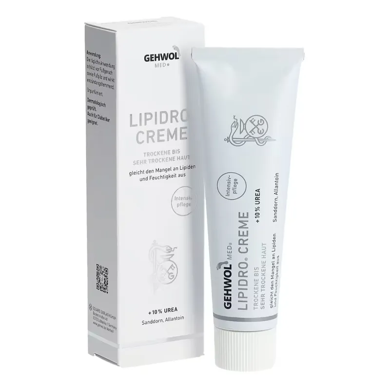 Wochenendangebot Gehwol med Lipidro Creme mit 10 % Urea 75 ml 40 ml