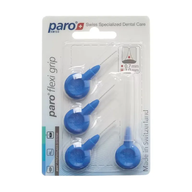 Saisonangebot Paro Flexi Grip 3mm x-fine blau zylindrisch 4 Stück