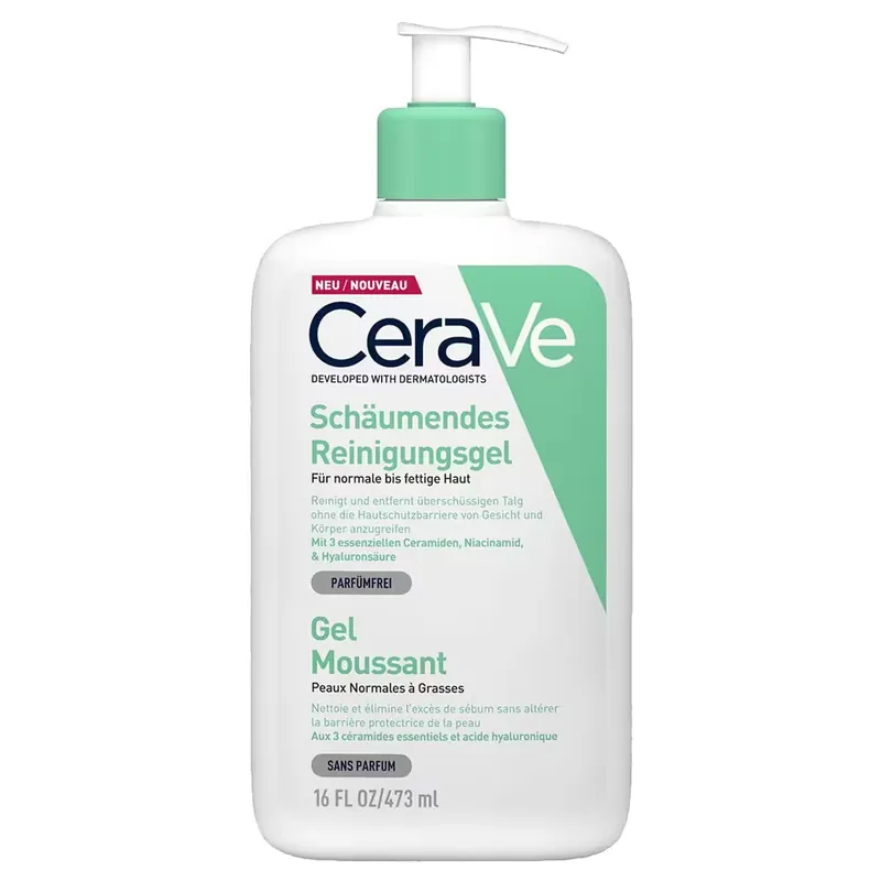 CeraVe Schäumendes Reinigungsgel Dispenser 473 ml Neue Kollektion