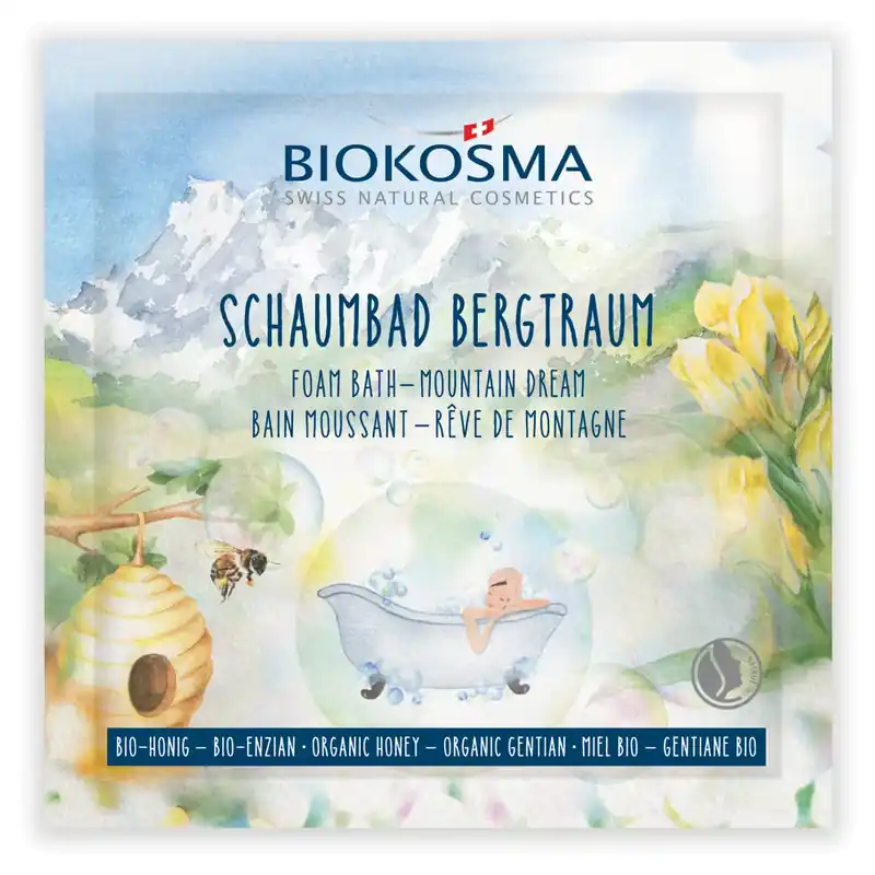 Biokosma Schaumbad Bergtraum Honig-Enzian Bio 25 ml Jetzt Kaufen