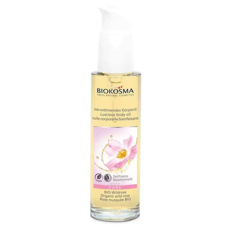Markenware Biokosma Körperöl Wildrose Bio 100 ml