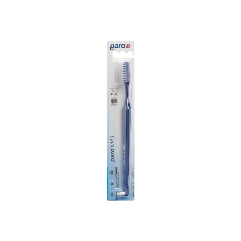 Paro Zahnbürste M43 medium 4-reihig mit Interspace Sonderaktion