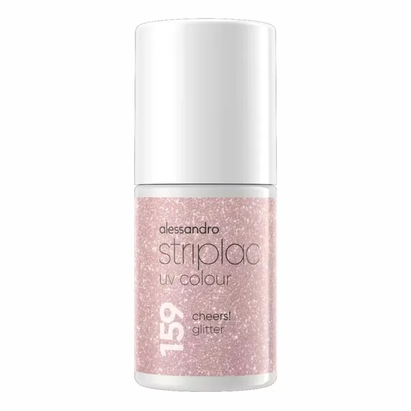 Alessandro Striplac UV Colour 159 Cheers! Glitter 6.5 ml 101 White Honeymoon Echt