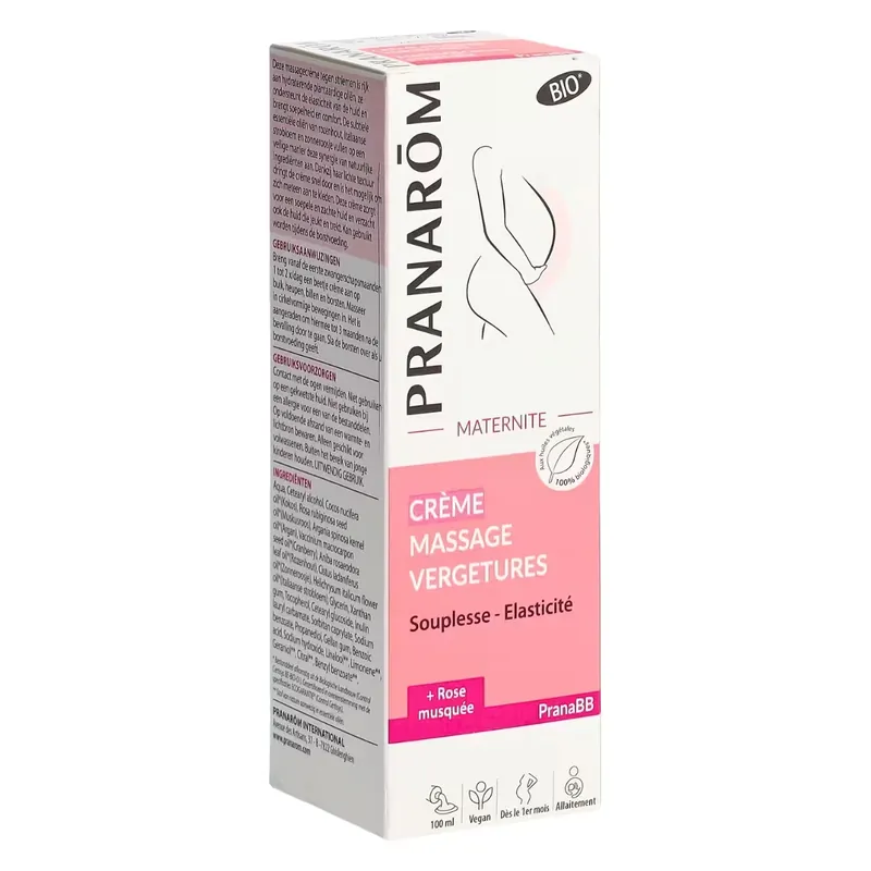 Direktkauf Pranarom PranaBB Massagecreme Dehnungsstreifen Bio 100 ml