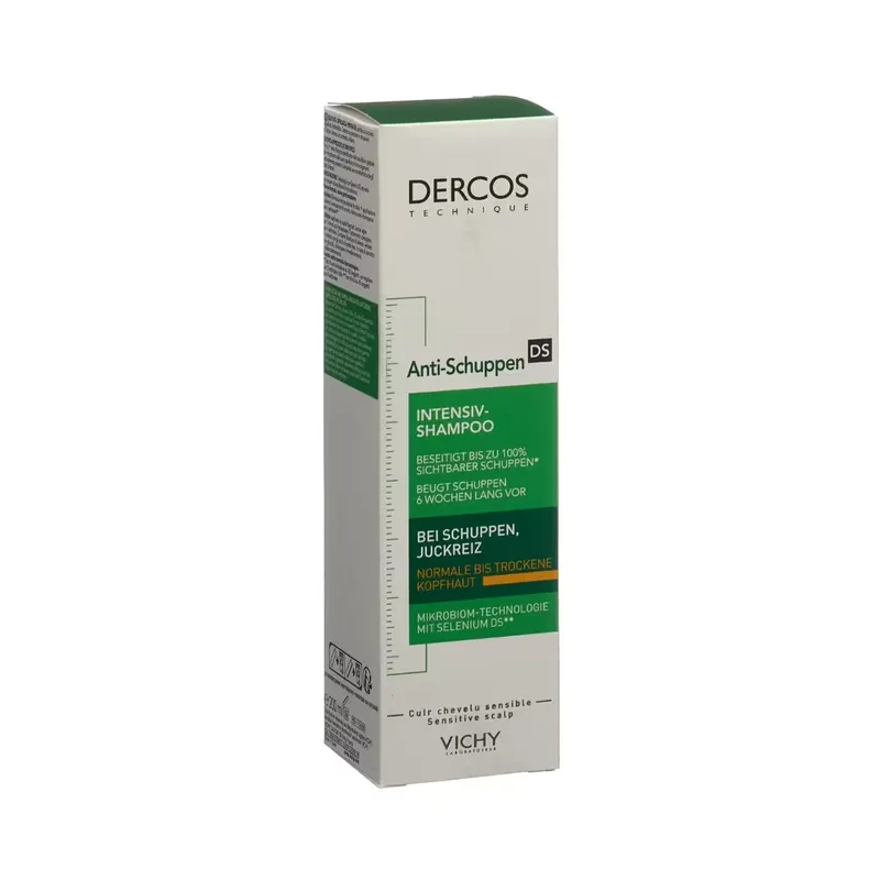 Schneller Versand Vichy Dercos Anti Schuppen Shampoo trockenes Haar 200 ml