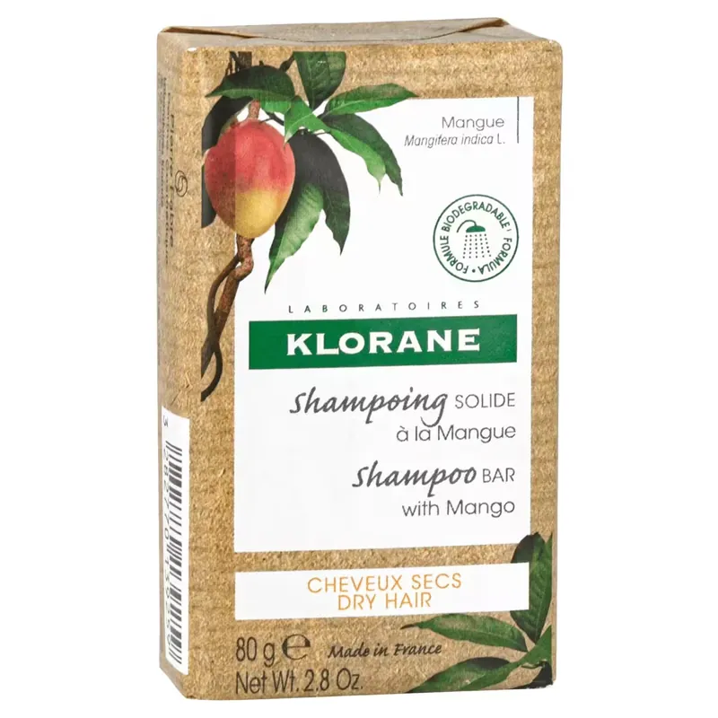 Geprüft Klorane Mango Shampoo-Bar 80 g