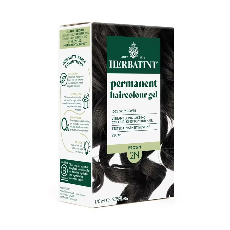 Angebot Herbatint Haarfärbegel 2N Braun 170 ml