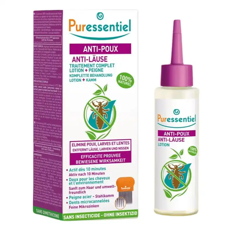 Puressentiel Anti - Läuse Lotion mit Kamm 100 ml 100 ml Sonderaktion