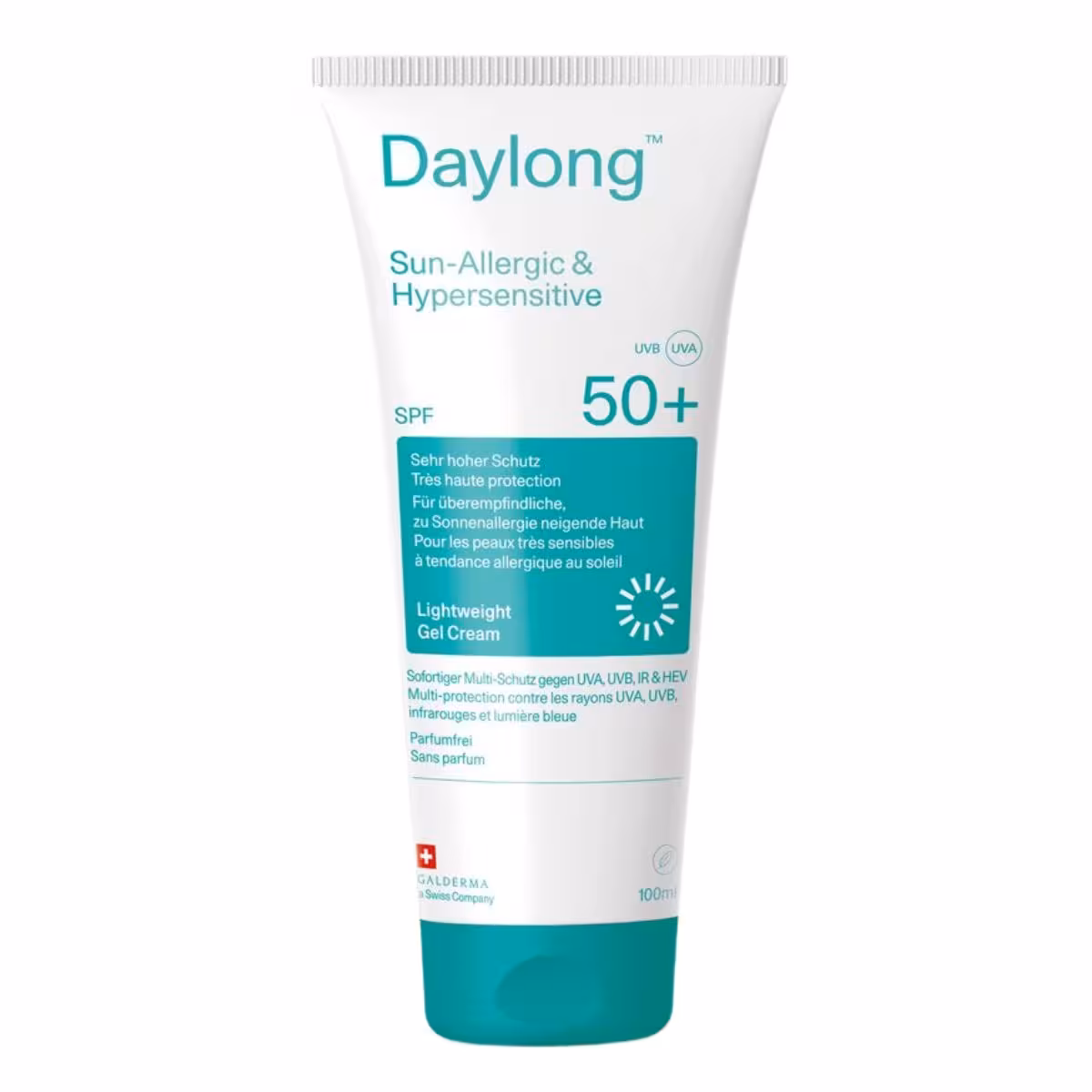 Preisreduziert Daylong Sun Allergic & Hypersensitive Lightweight Gel Creme SPF 50+ 236 ml 100 ml