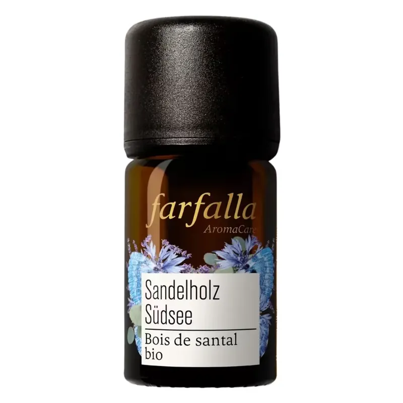 Farfalla Sandelholz ätherisches Öl Südsee Bio 5 ml Direkt Vom Hersteller