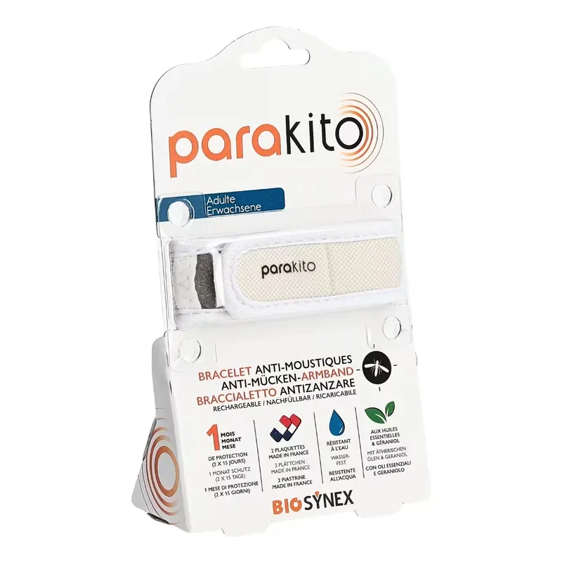 Neue Ware Parakito Armband Erwachsene weiss Blau