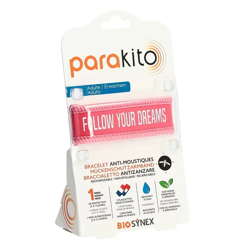 Schneller Versand Parakito Armband Erwachsene Follow Dreams fuchsia
