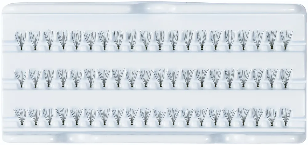 Set mit 60 falschen Wimpern flare 9 mm Beliebt
