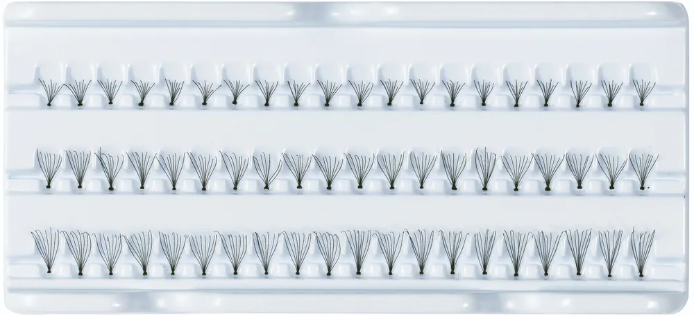 Set mit 60 falschen Wimpern flare 5-9-13 mm 20 Stück pro Größe Knallerangebot