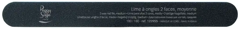 2-seitige schwarze Nagelfeile normal 180 / 180 Jetzt Kaufen
