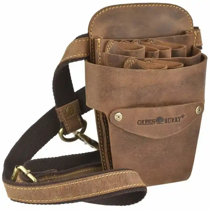 Neu Greenburry Scherentasche Vintage-braun