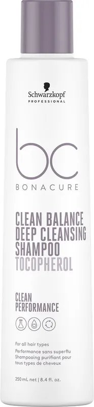 Neue Kollektion BC Bonacure Clean Balance Deep Cleansing Shampoo