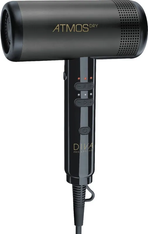 Diva Föhn Atmos Dry schwarz neu Preis Gesenkt