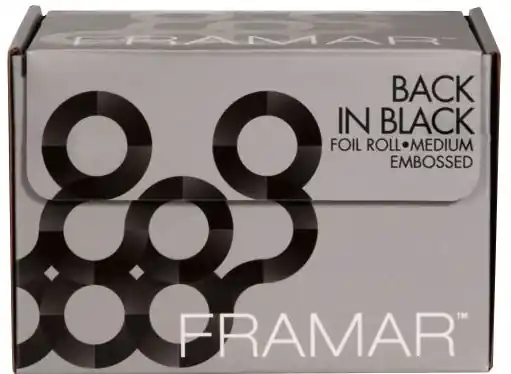Framar Embossed Roll Black Geprüft