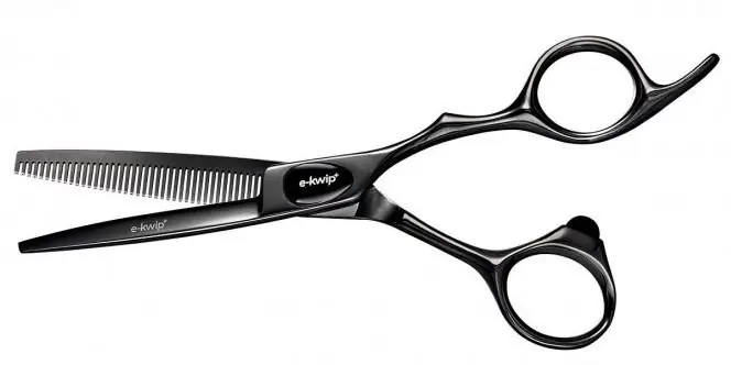 e-kwip+ Primus Black Titanium Modellierschere Kracherpreis