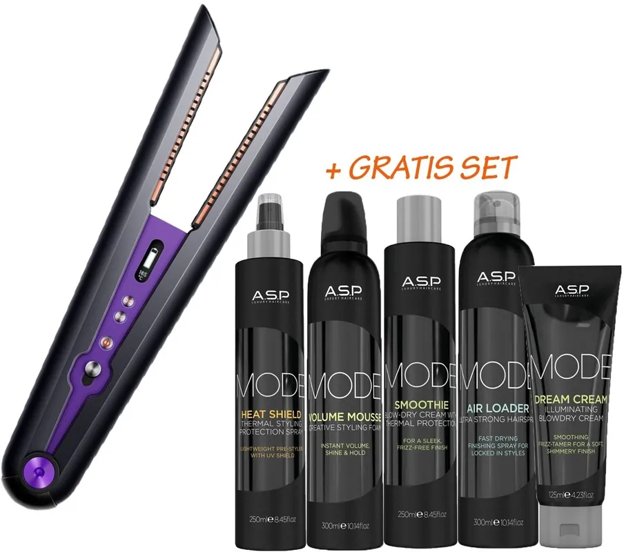 Neu Corrale Professional Haarglätter + Mode Set