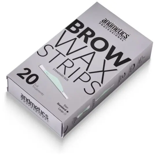 Angebot Andmetics Brow Wax Strips standard