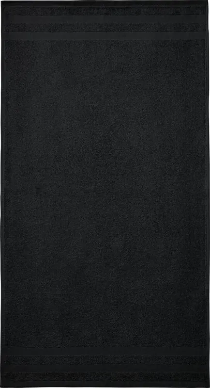 Premium Handtuch schwarz 50/90 cm Billig