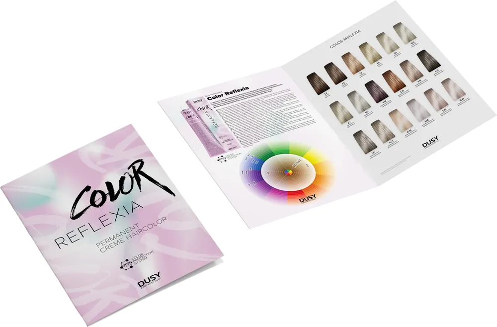 Rabatt Dusy Color Reflexia Farbkarte gedruckt