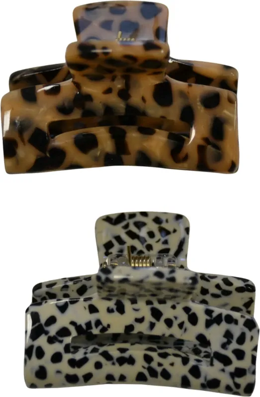 Billig Haarklammer animal print