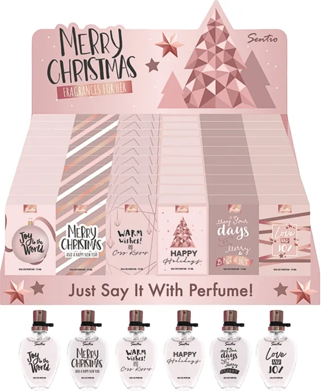 Ausverkauf Weihnachtsparfum Display Sentio 6x10St