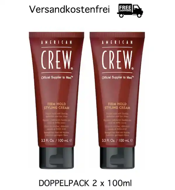 Finale Aktion American Crew Light Hold Styling Cream - Doppelpack 2 x 100ml