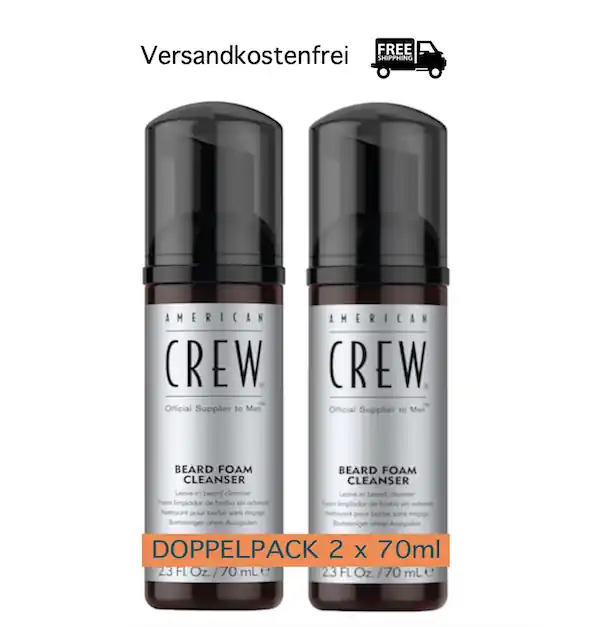 American Crew Beard Foam Cleanser Doppelpack 2 x 70ml Highlight
