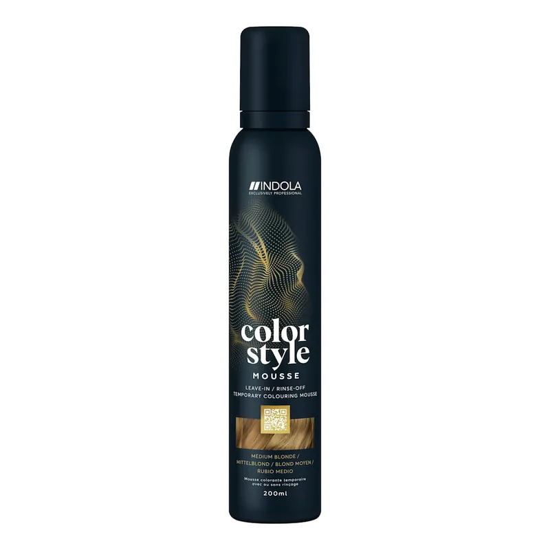 Preisknaller Indola Color Style Mousse Mittelblond