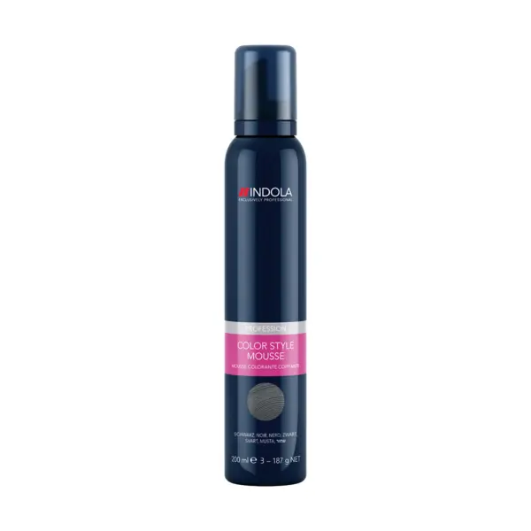 Indola Color Style Mousse Schwarz - SALE Sichere Zahlung