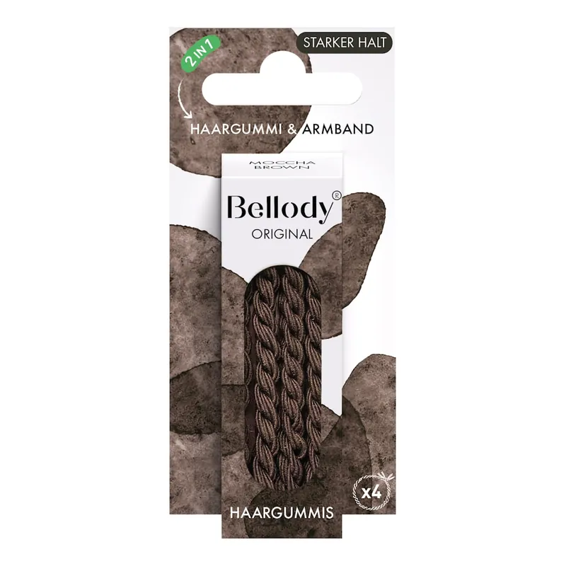 Bellody Original Haargummis Mocha Brown (Braun) Beliebt