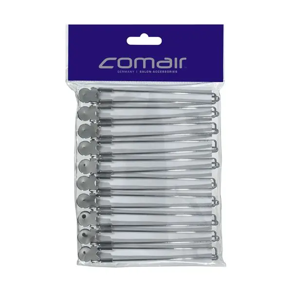 Top-Angebot Comair Friseurzubehör Chrom Clips Silber 12,5cm Set
