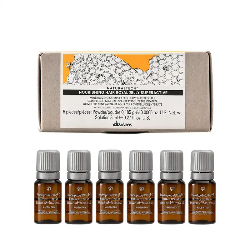Preiswert Davines Natural Tech Nourishing Hair Royal Jelly Superactive 6 x 8ml