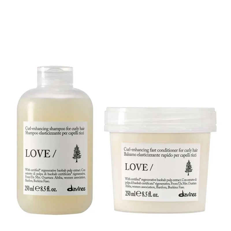 Davines LOVE CURL Set - Shampoo 250ml + Conditioner 250ml Preisknaller
