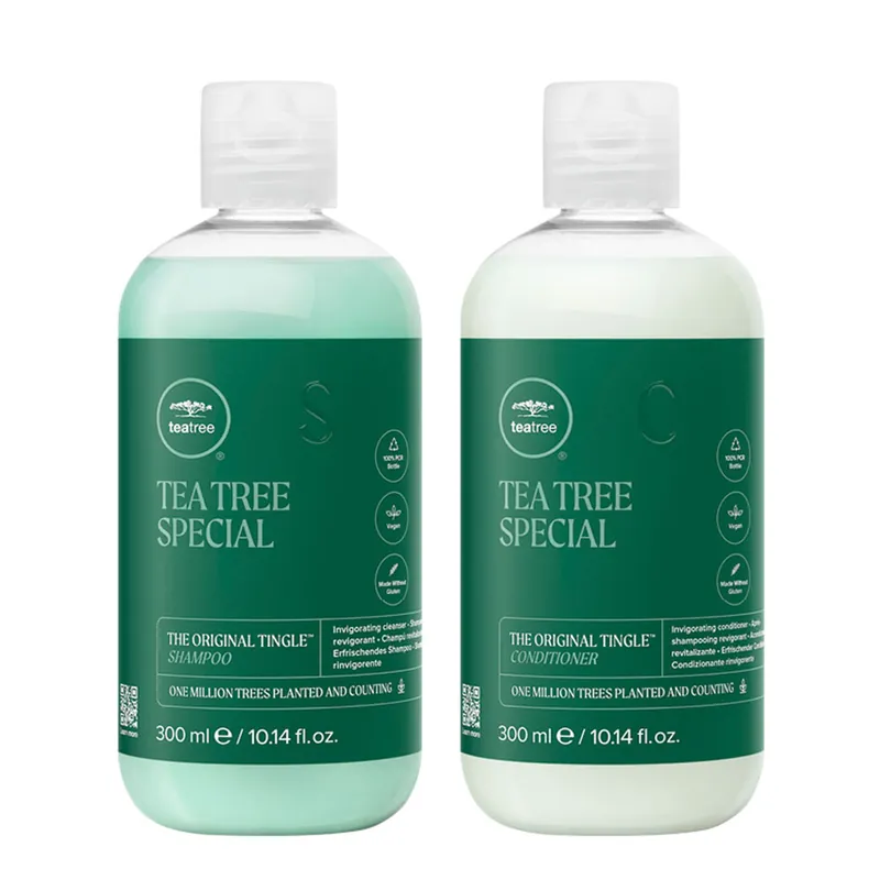 Zertifiziert Paul Mitchell TEA TREE SPECIAL Shampoo 300ml + Conditioner 300 ml